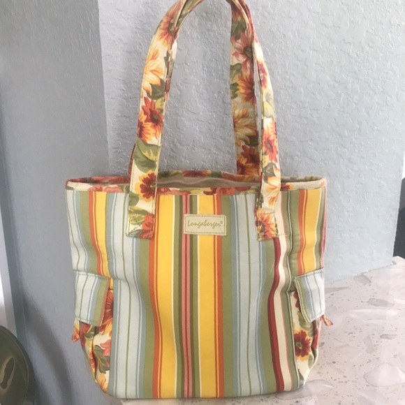 Longaberger tote bag purse small - Picture 2 of 10